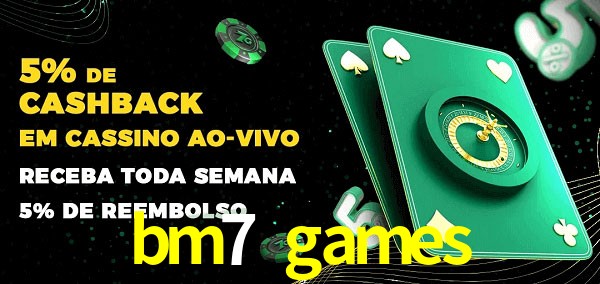 Promoções do cassino ao Vivo bm7 games